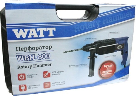Перфоратор WATT WBH-800 2019 купить в Минске с доставкой