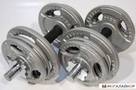 Гантели Atlas Sport Хаммертон 2x11.5 кг