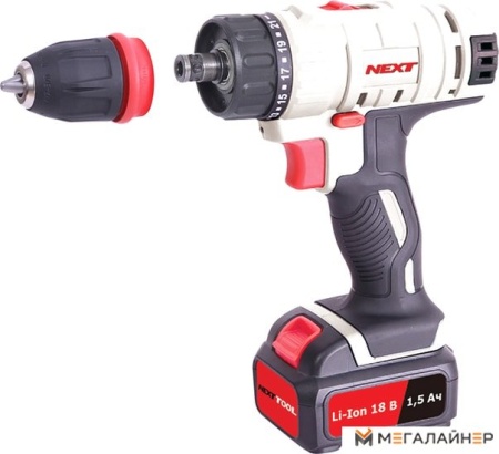 Дрель-шуруповерт Nexttool ACD-18BLD (с 2-мя АКБ, кейс) купить в Минске с доставкой