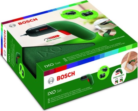 Электроотвертка Bosch IXO VI 06039C7122 (с АКБ, сумка, набор оснастки) купить в Минске с доставкой