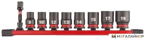 Набор головок слесарных Milwaukee 4932480454 (9 шт) купить в Минске с доставкой