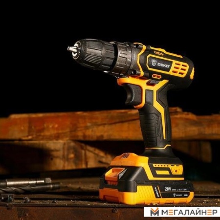 Дрель-шуруповерт Deko GCD20DU3 063-4145 (с 2-мя АКБ, кейс) купить в Минске с доставкой
