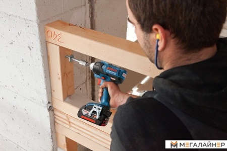 Ударный гайковерт Bosch GDS 18 V-EC 250 Professional (два аккумулятора 5 А*ч) купить в Минске с доставкой