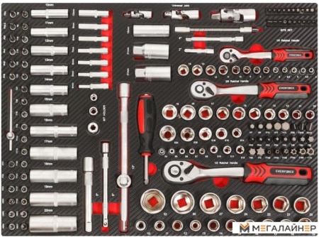 Универсальный набор инструментов Everforce EF-21052 (165 предметов) купить в Минске с доставкой