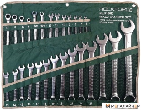 Набор ключей RockForce RF-5150R (27 предметов) купить в Минске с доставкой