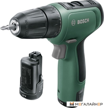 Дрель-шуруповерт Bosch EasyDrill 1200 06039D3002 (с 2-мя АКБ, кейс) купить в Минске с доставкой