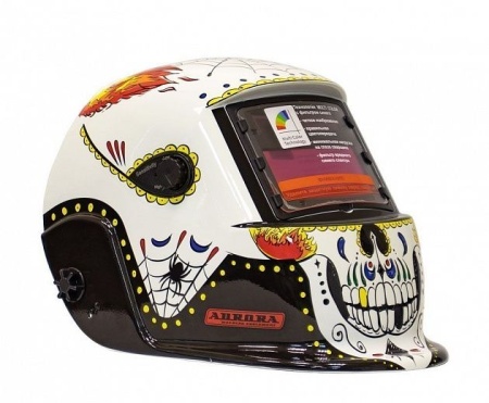 Сварочная маска Aurora A-777 (Skeleton Fire)