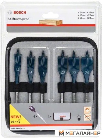 Набор оснастки Bosch 2608595424 (6 предметов) купить в Минске с доставкой