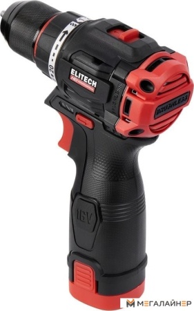 Дрель-шуруповерт ELITECH HD Professional CD 16L2 E2201.039.01 HD (с 2-мя АКБ, кейс) купить в Минске с доставкой