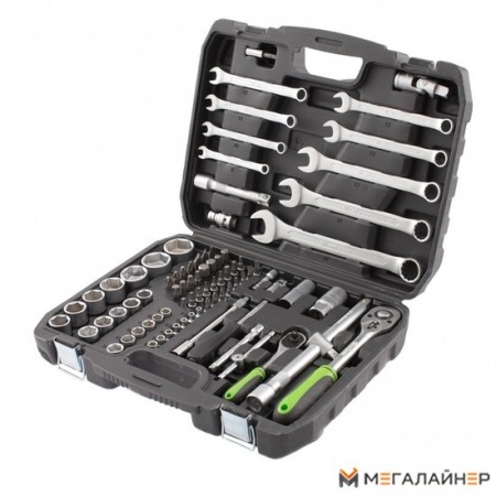 Набор трещотка с головками и битами СибрТех 13500 (83 предмета) купить в Минске с доставкой