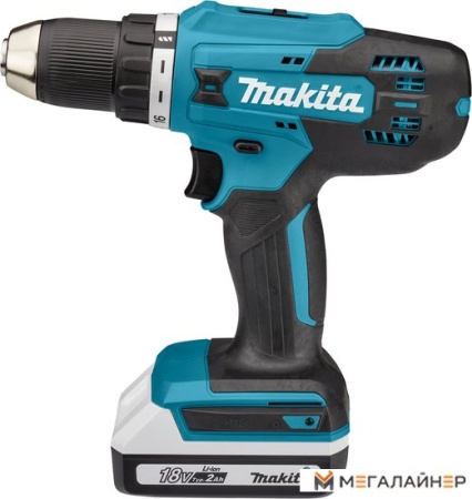 Дрель-шуруповерт Makita DF488DWE (с 2-мя АКБ, кейс) купить в Минске с доставкой