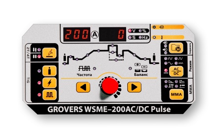 Сварочный инвертор GROVERS WSME-200W AC/DC Pulse