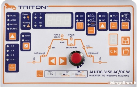 Сварочный инвертор Triton ALUTIG 315Р AC/DC W [TTGAC315PW]