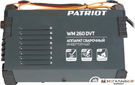 Сварочный инвертор Patriot WM 260DVT