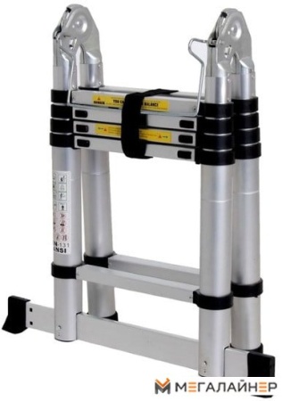Лестница-трансформер Алюмет DTLH 1.6 (2x5 ступеней) купить в Минске с доставкой