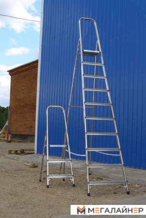 Лестница-стремянка Алюмет алюминиевая AM707 купить в Минске с доставкой