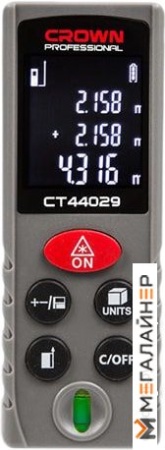 Купить Лазерный дальномер Crown CT44029 в Минске с доставкой