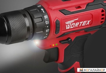 Дрель-шуруповерт Wortex BD 1820-1 Li ALL1 Solo 0329360 (без АКБ) купить в Минске с доставкой
