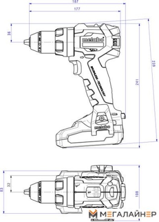 Дрель-шуруповерт Metabo BS 18 LT BL (2 А*ч) купить в Минске с доставкой