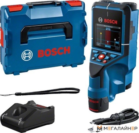 Купить Детектор скрытой проводки Bosch D-tect 200 C Professional 0601081601 (с АКБ, кейс) в Минске с доставкой