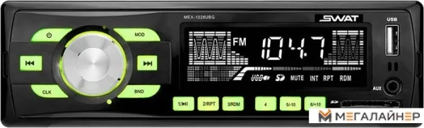 USB-магнитола Swat MEX-1028UBG