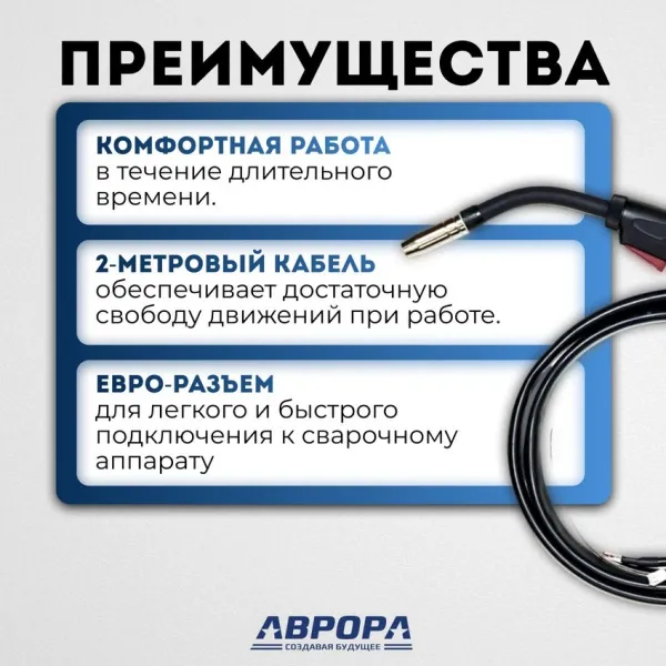 Горелка Aurora для аппарата POLO 160 - 2m (с прямым подключением)