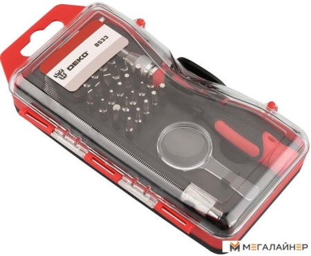 Набор отвертка с битами Deko BS33 (33 предмета) купить в Минске с доставкой