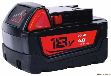 Аккумулятор VOLAT MIL-M18 (18В/6 Ah) купить в Минске с доставкой