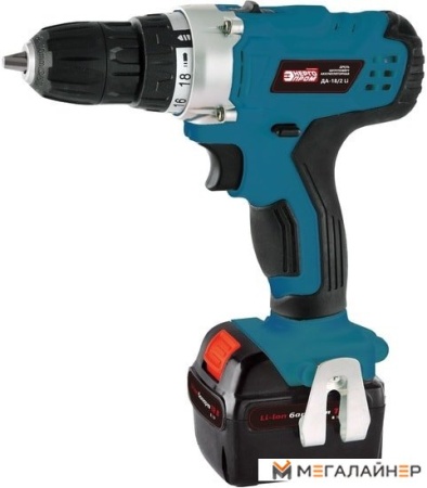 Дрель-шуруповерт ЭНЕРГОПРОМ ДА-18/2 Li (с 2-мя АКБ, кейс) купить в Минске с доставкой