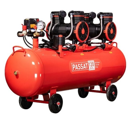 Компрессор Aurora PASSAT-120 BLACK тихий, безмасл.