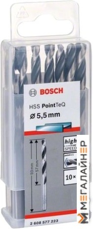 Набор оснастки Bosch 2608577223 (10 предметов) купить в Минске с доставкой