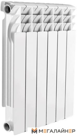 Биметаллический радиатор Ogint Ultra Plus 500 (6 секций)