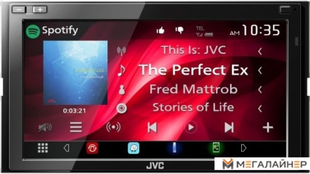 USB-магнитола JVC KW-M540BT