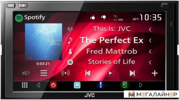 USB-магнитола JVC KW-M540BT