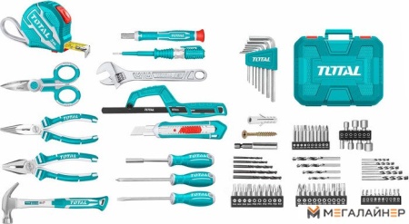 Ударная дрель-шуруповерт Total THKTHP11652 (с 1-м АКБ, кейс, набор оснастки) купить в Минске с доставкой