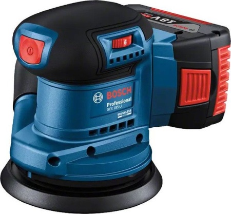 Эксцентриковая шлифмашина Bosch GEX 185-LI Professional 06013A5020 (без АКБ) купить в Минске с доставкой
