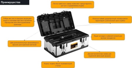 Ящик для инструментов Deko Tool box 23M 085-3003 купить в Минске с доставкой