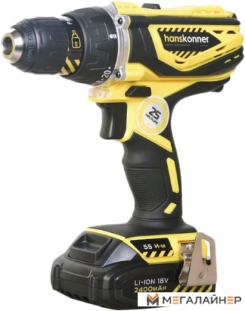 Дрель-шуруповерт Hanskonner HCD1838R (с 2-мя АКБ) купить в Минске с доставкой