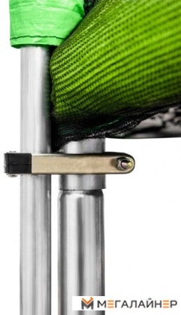 Батут Alpin 4.35 м с защитной сеткой и лестницей