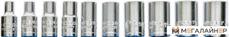 Набор торцевых головок Hogert Technik HT1R334 (11 предметов) купить в Минске с доставкой