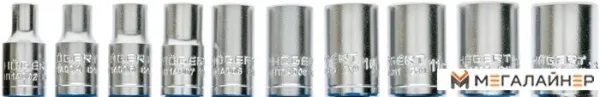 Набор торцевых головок Hogert Technik HT1R334 (11 предметов) купить в Минске с доставкой