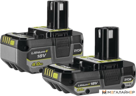 Набор аккумуляторов Ryobi RB18242X 5133005509 (18В/4 Ah + 18В/2 Ah) купить в Минске с доставкой