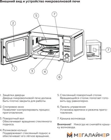 Купить Микроволновая печь BQ MWO-20000ST/BG в Минске с доставкой