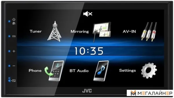 USB-магнитола JVC KW-M25BT