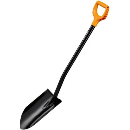 Лопата штыковая с удлиненным лезвием  XL Blade FISKARS (черная) 1067516