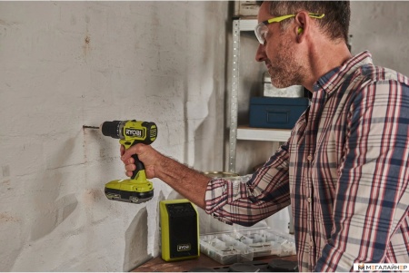 Ударная дрель-шуруповерт Ryobi RPD18C1-242S 5133006524 (с 2-мя АКБ, сумка) купить в Минске с доставкой