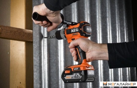 Дрель-шуруповерт AEG BS 18C2BL Li-402C 4935464095 (с 2-мя АКБ, 4.0 Ah, кейс) купить в Минске с доставкой