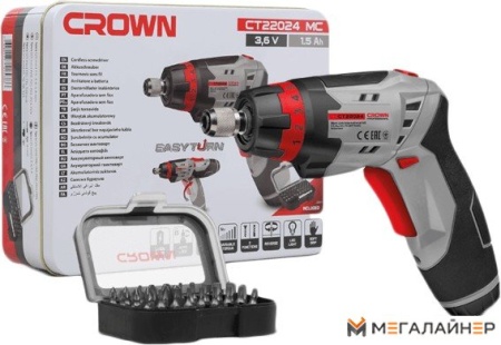 Шуруповерт Crown CT22024 MC (с АКБ) купить в Минске с доставкой