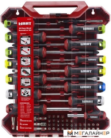 Набор бит Hart HSD55MIX (55 предметов) купить в Минске с доставкой