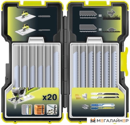 Набор оснастки Ryobi RAK20JB 20 предметов купить в Минске с доставкой